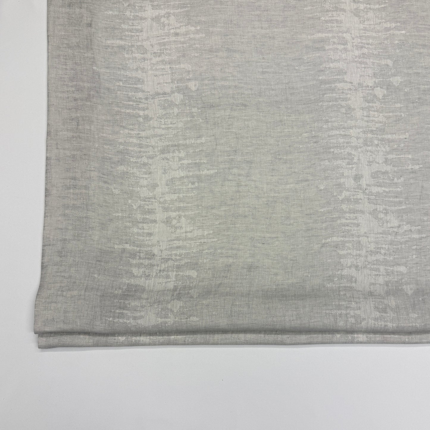 Irregular Geometric 100% Linen Flat Roman Shade, CL1119