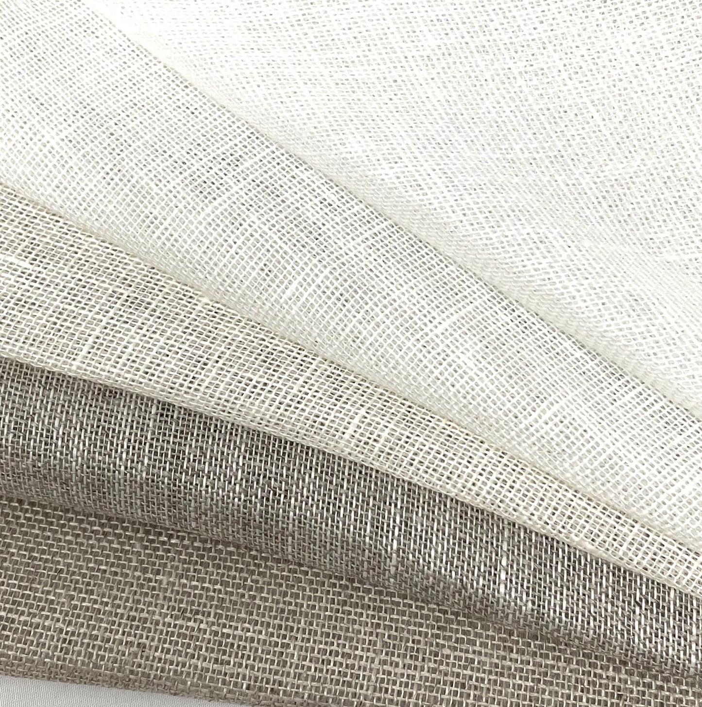 Natural Rustic Sheer Linen Fabric / 58" Width / CL1050 - Classic & Modern Home