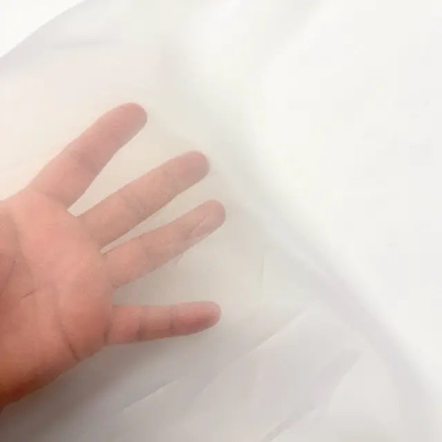 White Voile Austrian Sheer Shades
