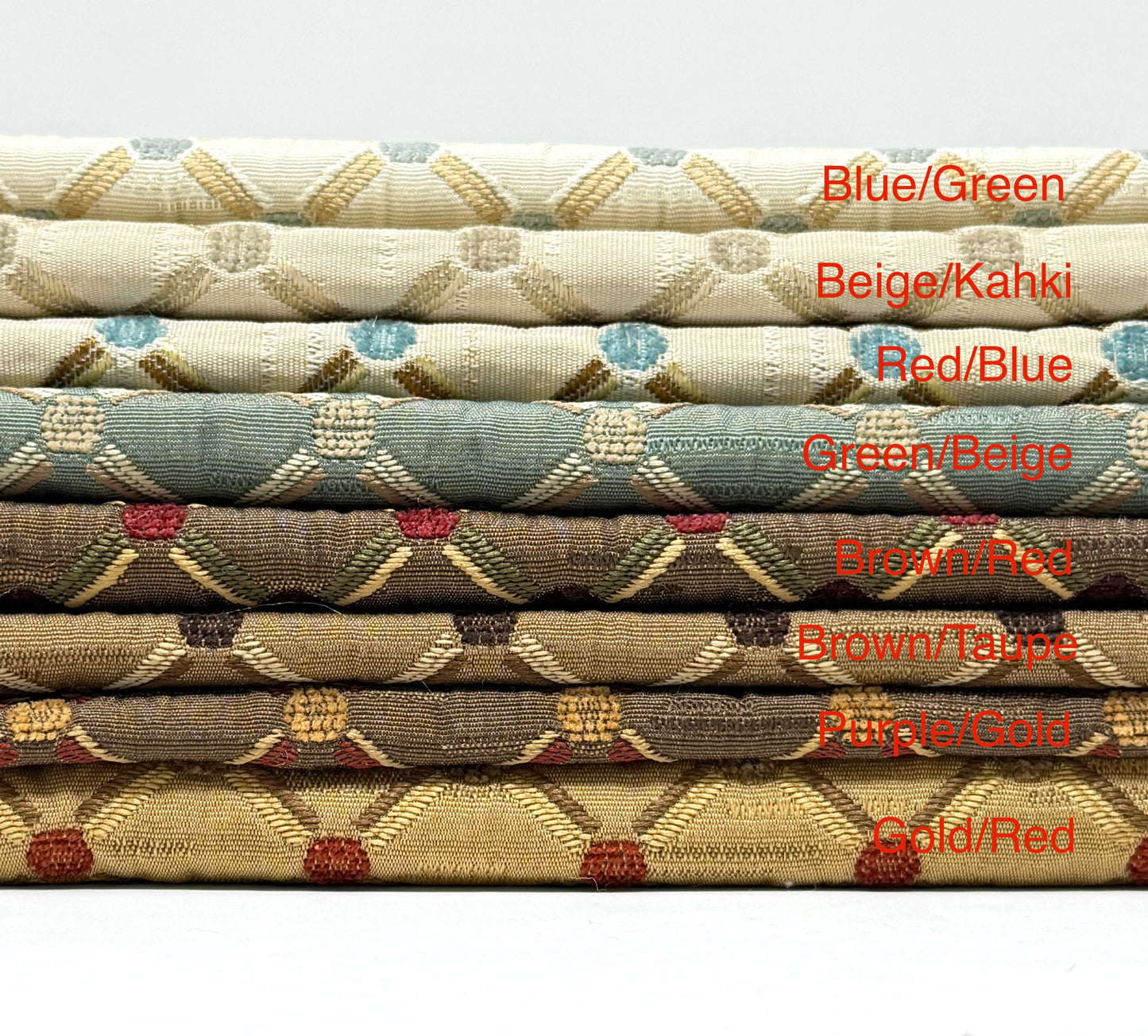 Blue Green Diamond Dot Damask Jacquard Flat Roman Shade/CL1187 - Classic & Modern Home