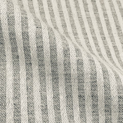 Beige and Tan Stripe 100% Linen Fabric By The Yard/54" Width/CL1115