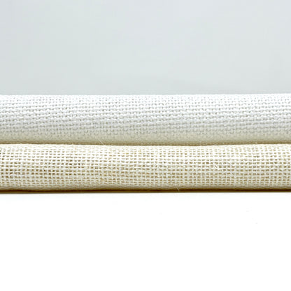 White & Ecru 100% Sheer Linen Fabric By The Yard/CL1054 - Classic & Modern Home