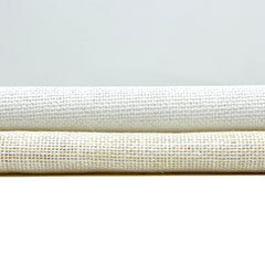 White & Ecru 100% Sheer Linen Fabric By The Yard/CL1054 - Classic & Modern Home