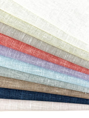 Cotton Blended Rustic Sheer Linen Fabric / 54" Width / CL1152