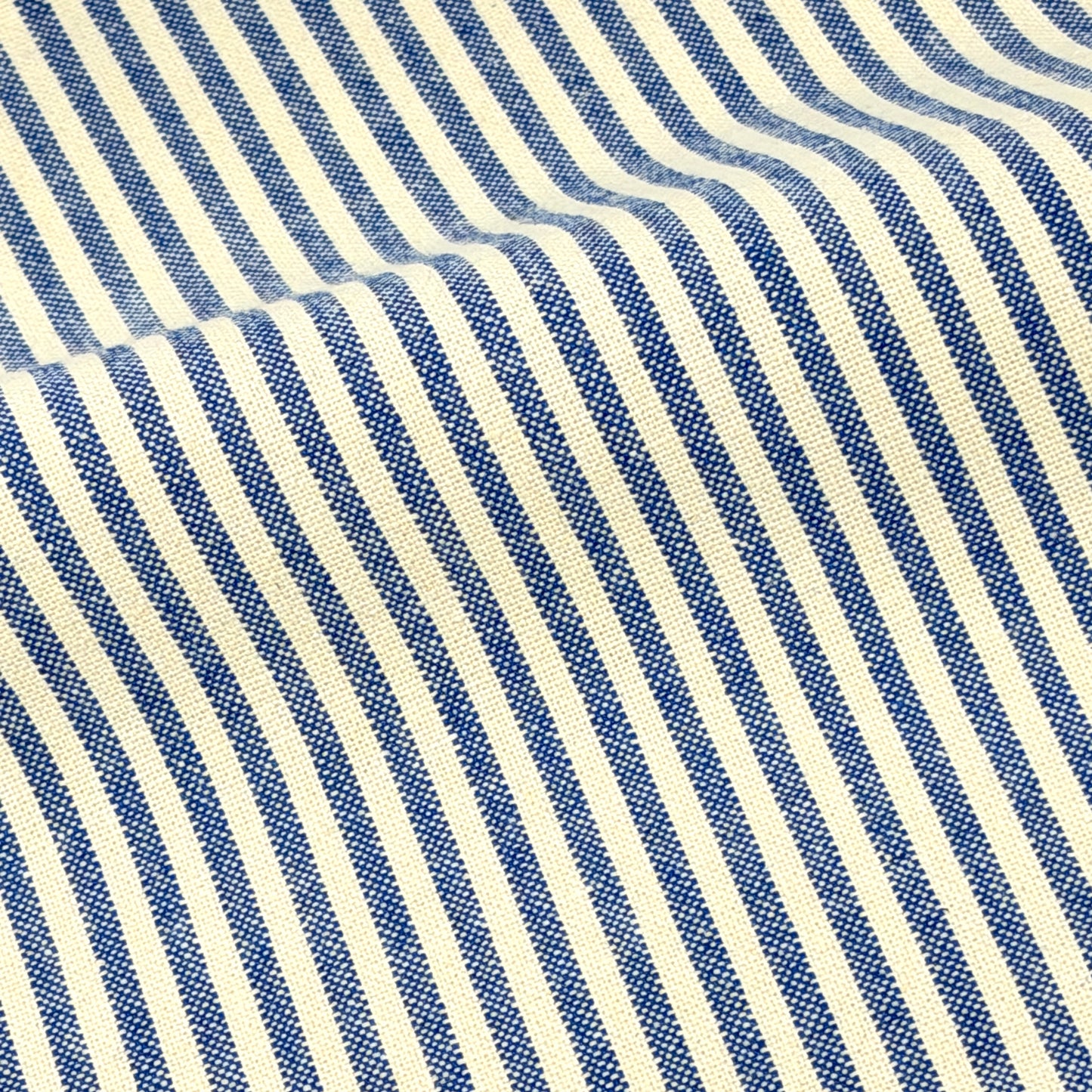 Ticking Striped Cotton Flat Roman Shade, CL1202
