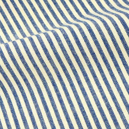 Ticking Striped Cotton Flat Roman Shade, CL1202