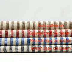 Ticking Stripe 100% Cotton Fabric By The Yard/54" Width/CL1202 - Classic & Modern Home