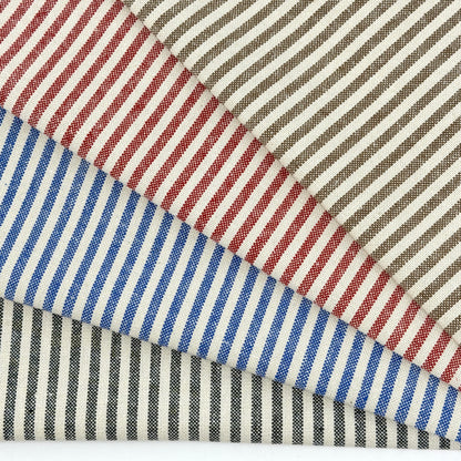Ticking Striped Cotton Flat Roman Shade, CL1202