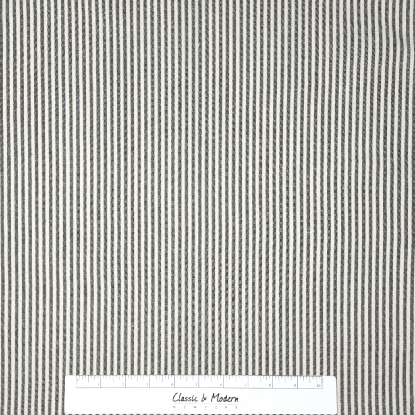 Ticking Striped Cotton Flat Roman Shade, CL1202