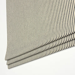 Ticking Striped Cotton Flat Roman Shade/CL1202