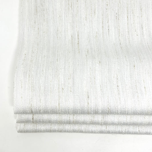 Textured Irregular Blend Linen Farmhouse Flat Roman Shade, CL1061