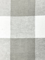 Checkered Square Multi Color 100% Linen Fabric by the Yard / 54" Width / CL1125
