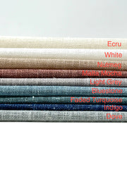 Natural Texture Sheer Blended Linen Fabric / 120" Width / CL1161