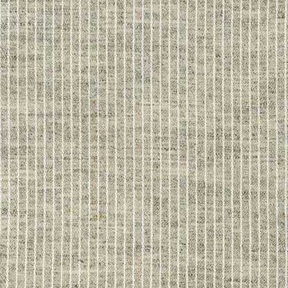 Beige ivory striped 100% Linen Casual Flat Roman Shade, CL1199
