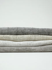 Small Mesh Net Faux Linen Fabric By The Yard / 118" Width / CL1069