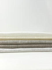 Textured Rustic Old 100% Natural Sheer Linen Fabric By The Yard / 57" Width / CL1075