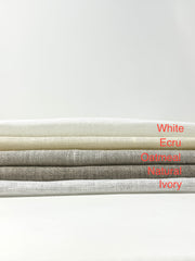 Textured Rustic Old 100% Natural Sheer Linen Fabric By The Yard / 57" Width / CL1075