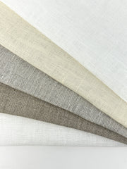 Textured Rustic Old 100% Natural Sheer Linen Fabric By The Yard / 57" Width / CL1075