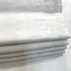 Irregular Geometric 100% Linen Flat Roman Shade / CL1119