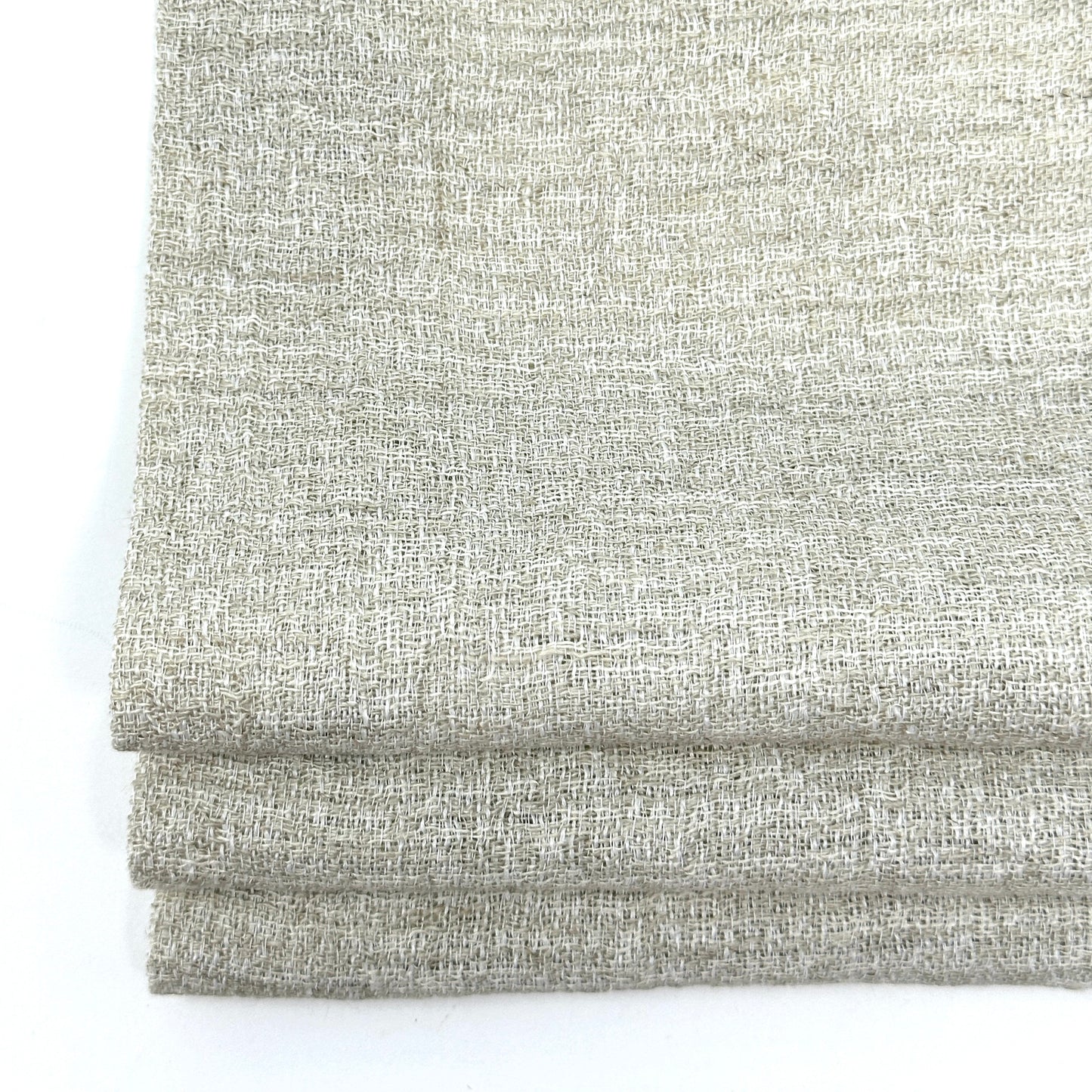 Textured Rustic Linen Blend Flat Roman Shade, CL1101
