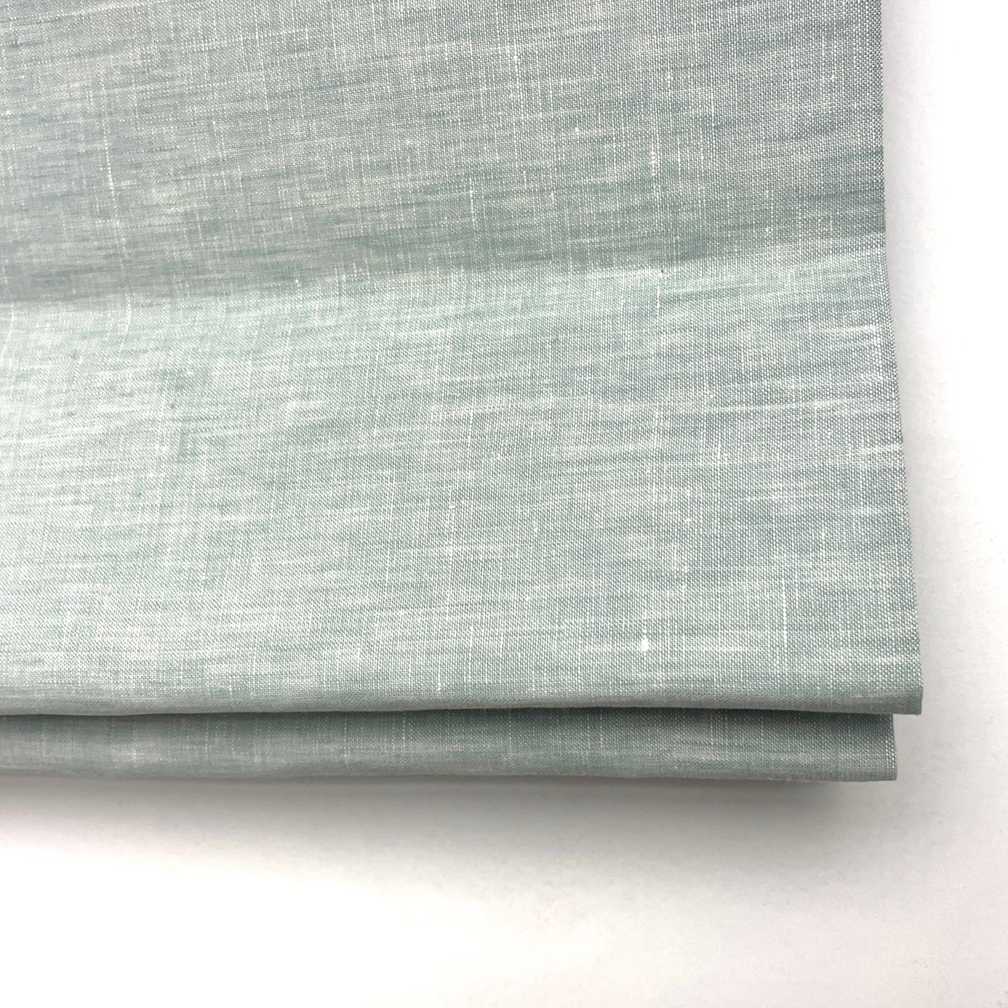 Ciel Double Width 100% Natural Linen Fabric Flat Roman Shade, CL1056