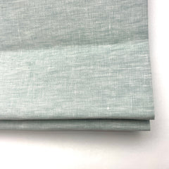 Ciel Double Width 100% Natural Linen Fabric Flat Roman Shade / CL1056