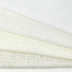 Solid Light Medium Weight Sheer Blend Linen Fabric By The Yard / 118" Width / CL1123