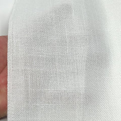 Solid Light Medium Weight Sheer Blend Linen Fabric By The Yard / 118" Width / CL1123
