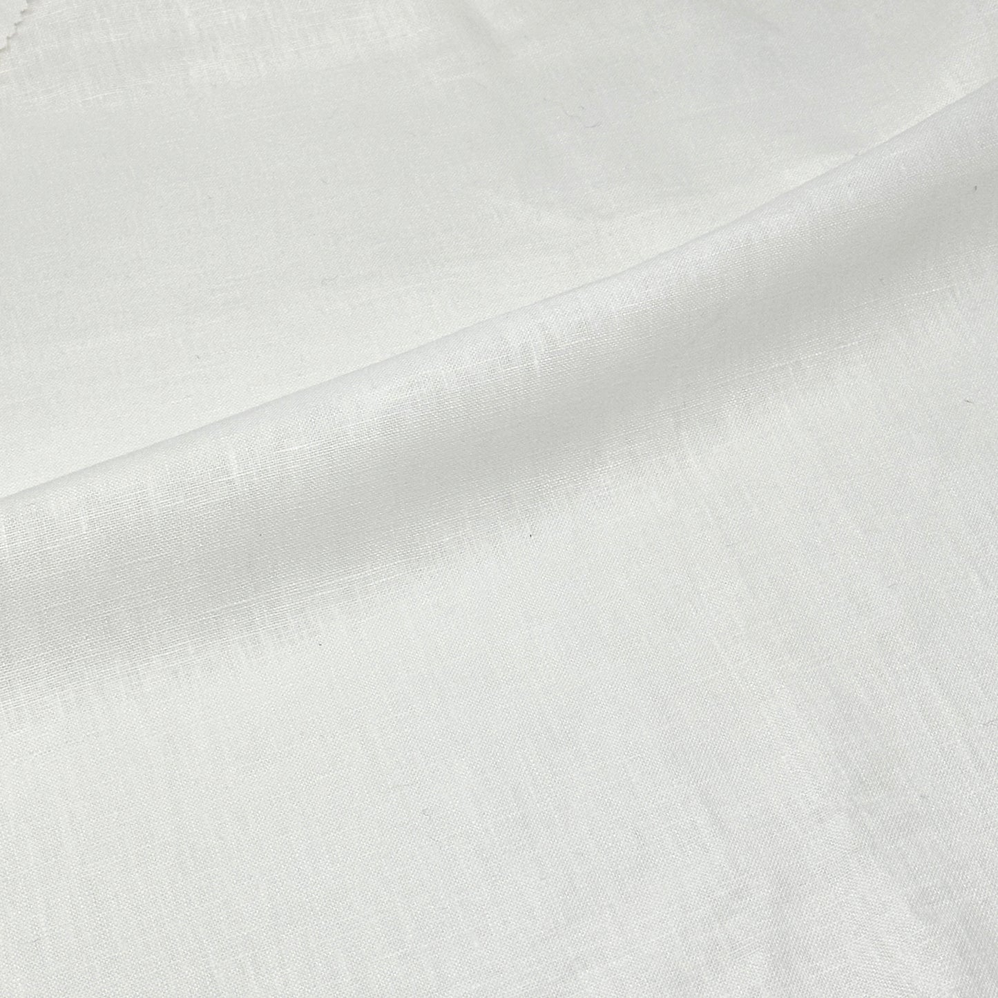 White Linen Flat Roman Shade with Pink Decorative Trims, CL1010