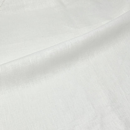 Parchment White 2 color Combo 100% Linen Relaxed Roman Shades, CL1010