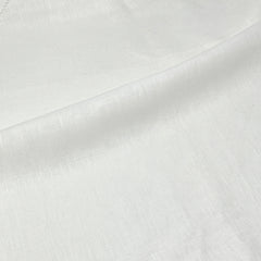 White Flat Roman Shades with Mint Trim/CL1010