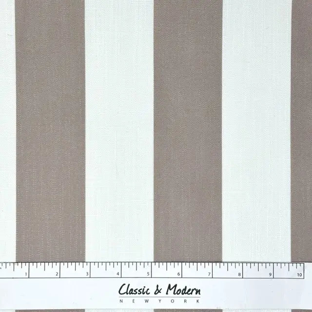2" Stripe Faux Linen Fabric By The Yard, 57"Width, CL1092