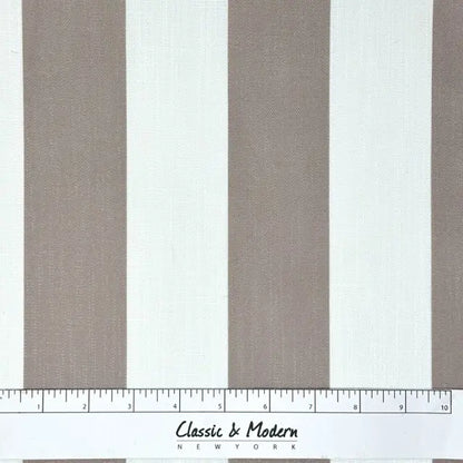 2" Stripe Faux Linen Fabric By The Yard, 57"Width, CL1092