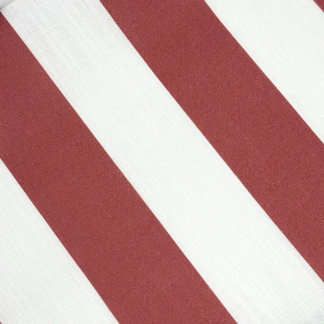 2" Stripe Faux Linen Fabric By The Yard, 57"Width, CL1092