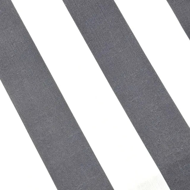 2" Stripe Faux Linen Fabric By The Yard, 57"Width, CL1092