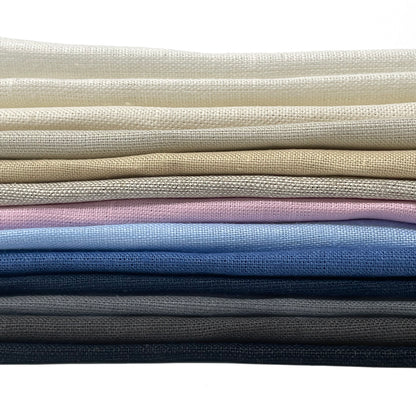 Light Grey Linen Relaxed Roman Shade, CL1010
