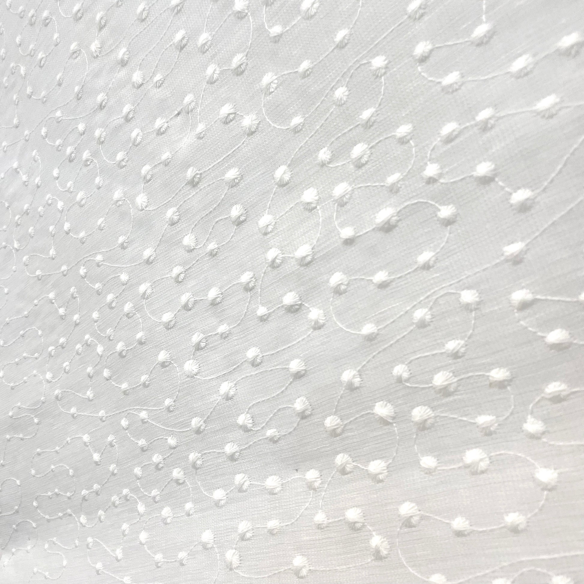 Embroidery Filigree Blend Sheer Linen Flat Relaxed Casual Roman Shade, Farmhouse contemporary Roman Shade/CL1059 - Classic & Modern Home