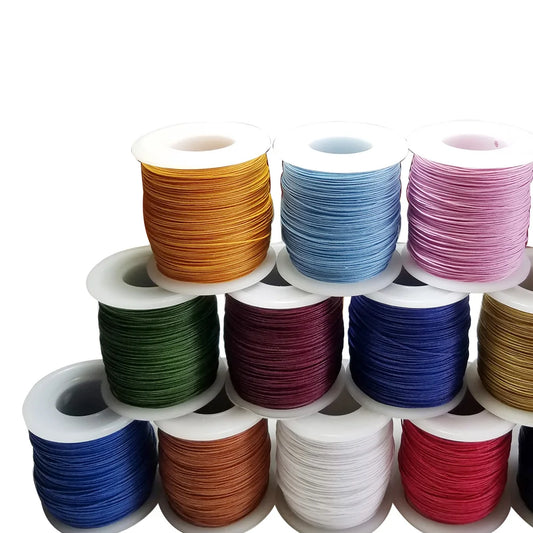 100% Linen Waxed Thread 160 Yard / roll High-Quality Waterproof Twine Cords for Leather Sewing Handmade DIY