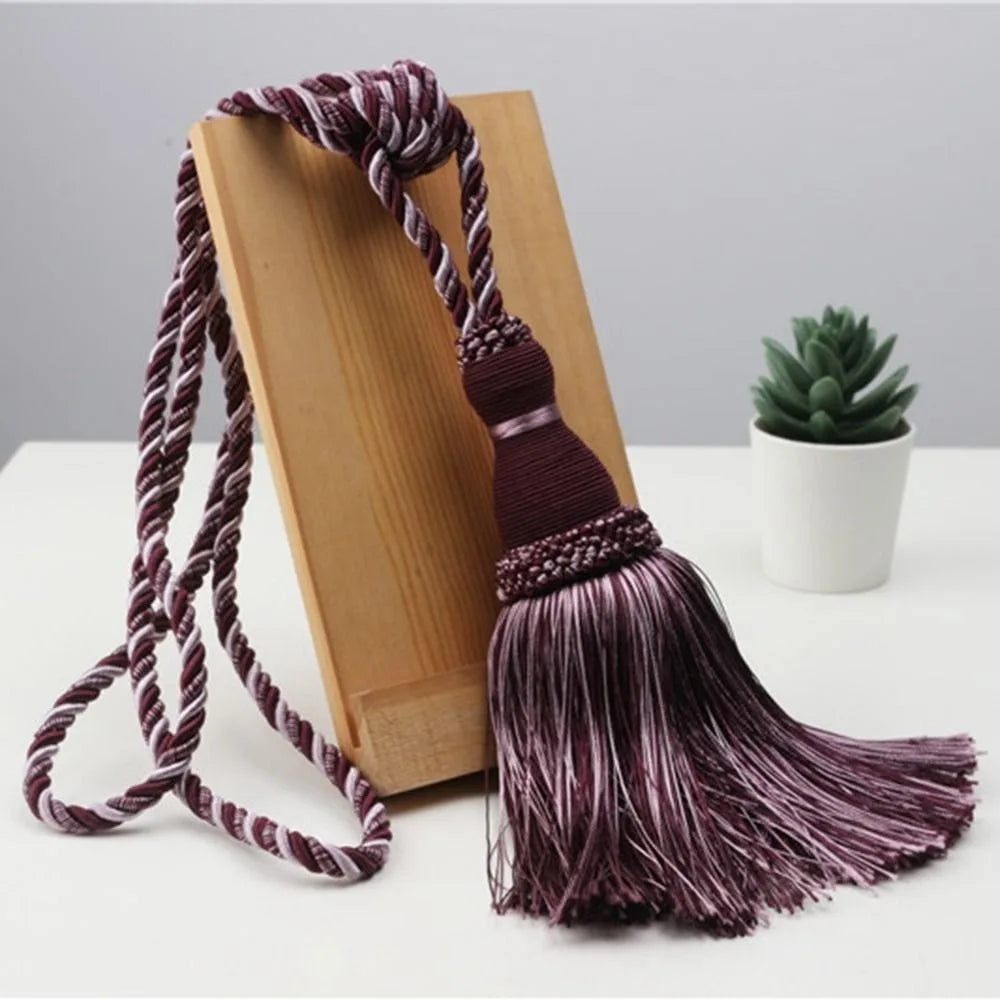Tassel Curtain Tiebacks, 2-Piece Set | CB1005