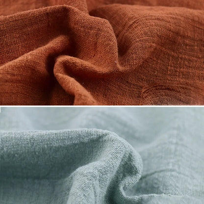 Eco-Friendly Natural Linen Cotton Cambric Fabric – Soft, Breathable & Quick-Dry Textile for DIY Clothing, Curtains & Patchwork | CA1014