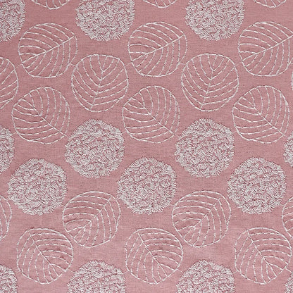 Embroidered Cotton Linen Jacquard Fabric for Dresses, Bags & Sewing | CA1016