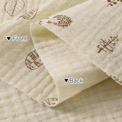 Whimsical Nature Print 100% Cotton Brocade Fabric | CA1013