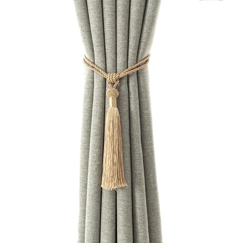 Braided Rope Curtain Tieback with Tassel | CB1004