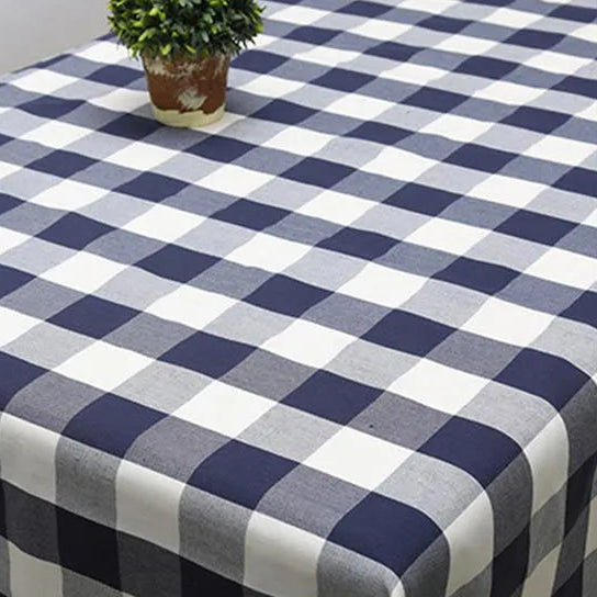 Premium Yarn-Dyed Cotton Linen Blend Classic Buffalo Check, Gingham & Ticking Stripe Fabric, CA1005