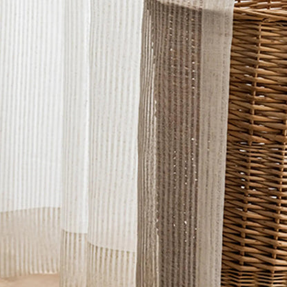 Striped Gauze Modern Sheer Curtain | CD1040