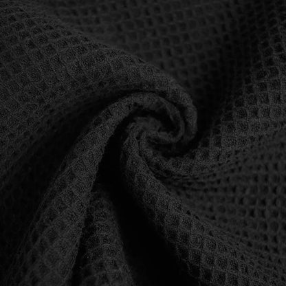 Premium Soft Waffle Weave Cotton Blend Fabric | Moisture-Absorbent, Quick-Dry Bubble Cloth For DIY Sleepwear, Towels & Modern Home Textiles | CA1015