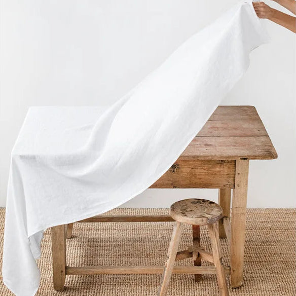 Premium 100% French Natural Linen Tablecloth, CT1001