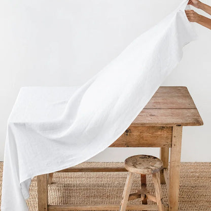 Premium 100% French Natural Linen Tablecloth, CT1001