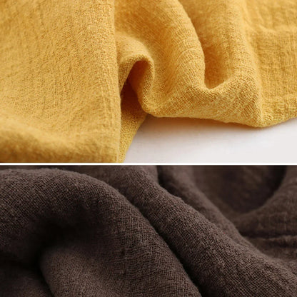 Eco-Friendly Natural Linen Cotton Cambric Fabric – Soft, Breathable & Quick-Dry Textile for DIY Clothing, Curtains & Patchwork | CA1014