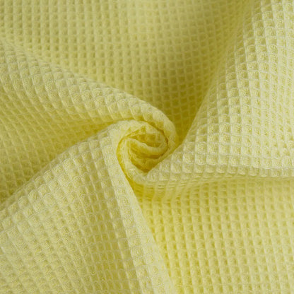 Premium Soft Waffle Weave Cotton Blend Fabric | Moisture-Absorbent, Quick-Dry Bubble Cloth For DIY Sleepwear, Towels & Modern Home Textiles | CA1015